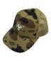 STUSSY HATS（ステューシー）の古着「カモメッシュキャップ/STUSSY HATS/ステューシー/A BATHING APE/アベイシングエイプ/30周年記念品」｜カーキ