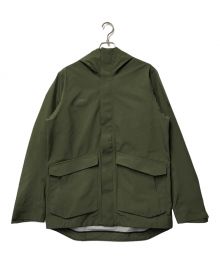 MAMMUT（マムート）の古着「3L HS Hooded Jacket/1010-28560/マウンテンパーカー/シェルジャケット」｜オリーブ