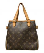 LOUIS VUITTONルイ ヴィトン）の古着「ショルダートートバッグ LOUIS VUITTON ルイ ヴィトン モノグラム バティニョール M51156」｜ブラウン