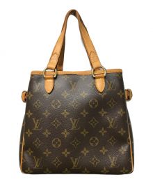 LOUIS VUITTON（ルイ ヴィトン）の古着「ショルダートートバッグ LOUIS VUITTON ルイ ヴィトン モノグラム バティニョール M51156」｜ブラウン