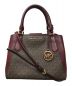 MICHAEL KORS（マイケルコース）の古着「2WAYバッグ ハンドバッグ ショルダーバッグ MICHAEL KORS マイケルコース 35F9GKFS1V」｜ブラウン