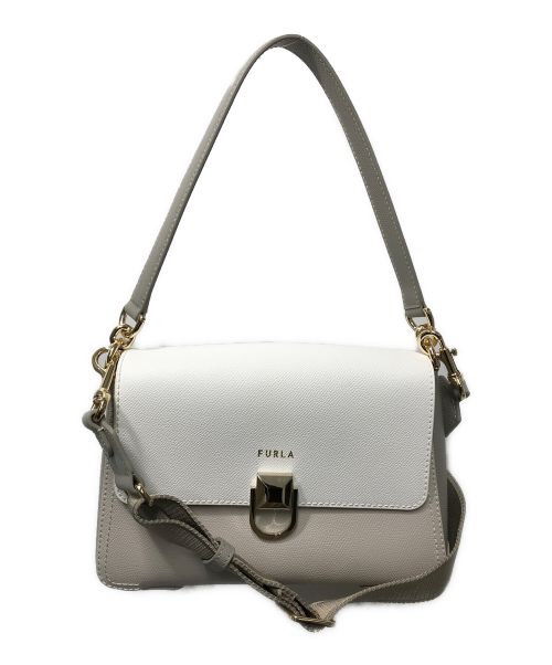 FURLA（フルラ）FURLA (フルラ) 2WAY ショルダーバッグ FURLA フルラ WB00896 ホワイト×ベージュ サイズ:下記参照の古着・服飾アイテム