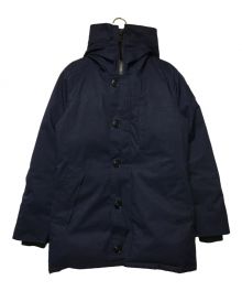 CANADA GOOSE（カナダグース）の古着「CRESTON/クレストン フーデット ダウンジャケット 3481JMB　CANADA GOOSE/カナダグース」｜ネイビー