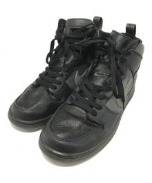 NIKE SB（ナイキエスビー）の古着「Dunk High Pro PRM "Black"」｜ブラック×グレー