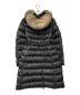 MONCLER (モンクレール) TINUV ダウンコート MONCLER モンクレール E20934934220 ファー付きダウンコート ブラック ブラック サイズ:00：100000円