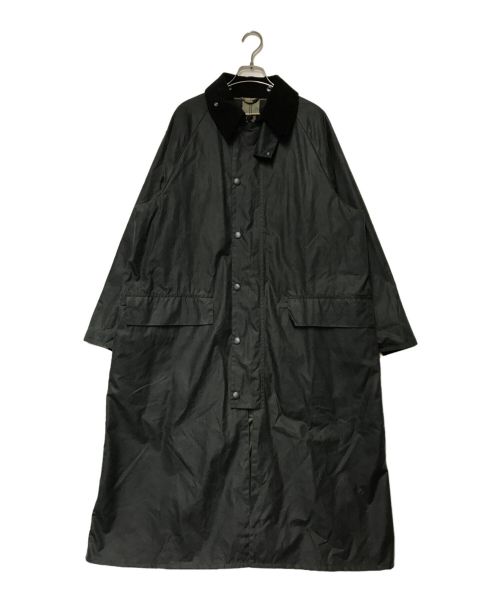 Barbour（バブアー）Barbour (バブアー) OS WAX BURGHLEY / バーレー ワックス コットン ロング コート オーバーサイズ Barbour バブアー ロングコート 232MWX1674 オリーブ サイズ:38の古着・服飾アイテム