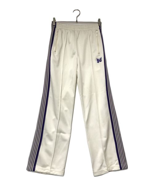 Needles（ニードルズ）Needles (ニードルズ) Track Pant - Poly Smooth トラックパンツ Needles ニードルズ MR286 アイボリー×パープル アイボリー×パープル サイズ:Sの古着・服飾アイテム