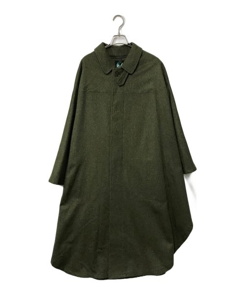 VINTAGE（ヴィンテージ）VINTAGE (ヴィンテージ) アルパカウール ポンチョコート オリーブ サイズ:3の古着・服飾アイテム