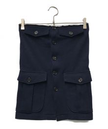 INSCRIRE（アンスクリア）の古着「Military wool tube top ミリタリーウールチューブトップ INSCRIRE アンスクリア I23AW-CUT1」｜ネイビー