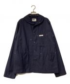 Engineered Garmentsエンジニアド ガーメンツ）の古着「ショールカラー カバーオール Engineered Garments エンジニアド ガーメンツ USA製 ワークジャケット」｜ネイビー