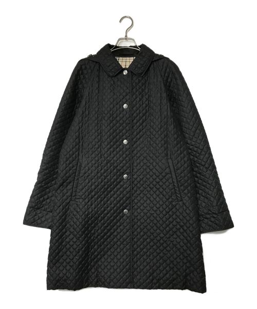 BURBERRY（バーバリー）BURBERRY (バーバリー) 裏ノヴァチェックキルティングコート ブラック サイズ:9の古着・服飾アイテム