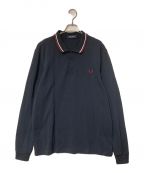 FRED PERRYフレッドペリー）の古着「The Fred Perry Shirt FRED PERRY フレッドペリー ロンT ロングスリーブポロ M3636」｜ネイビー