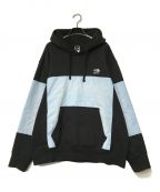 THE NORTH FACE×SUPREMEザ ノース フェイス×シュプリーム）の古着「Bandana Hooded Sweatshirt」｜ブラック×スカイブルー