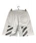 OFFWHITE (オフホワイト) shorts in cotton ホワイト サイズ:L：15000円