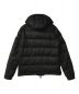 MONCLER (モンクレール) MONTGENEVRE ウールフーデットダウンジャケット  ブラック サイズ:2：100000円