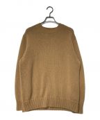 Yonetomiヨネトミ）の古着「LAMB WOOL KNIT PULLOVER」｜ブラウン