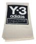 Y-3 (ワイスリー) LOGO SCARF ロゴ スカーフ アイボリー×ブラック サイズ:240×22.5cm：9000円