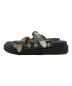 TOGA VIRILIS (トーガ ビリリース) BUCKLE SANDALS  ブラック×グリーン サイズ:39：15000円