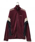 adidasアディダス）の古着「CHALLENGER84 VELOUR TRACK TOP」｜ボルドー