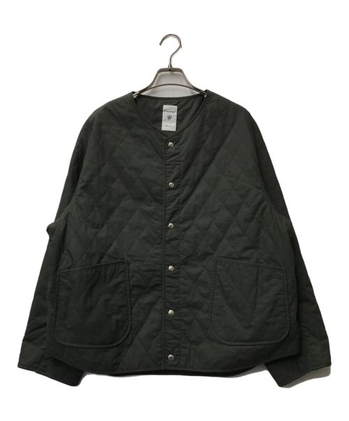 ORCIVAL（オーシバル）ORCIVAL (オーシバル) QUILT COLLARLESS JACKET ブラック サイズ:2の古着・服飾アイテム