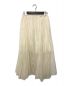 CASA FLINE (カーサフライン) ギャザーフレアスカート ホワイト サイズ:Free：4800円