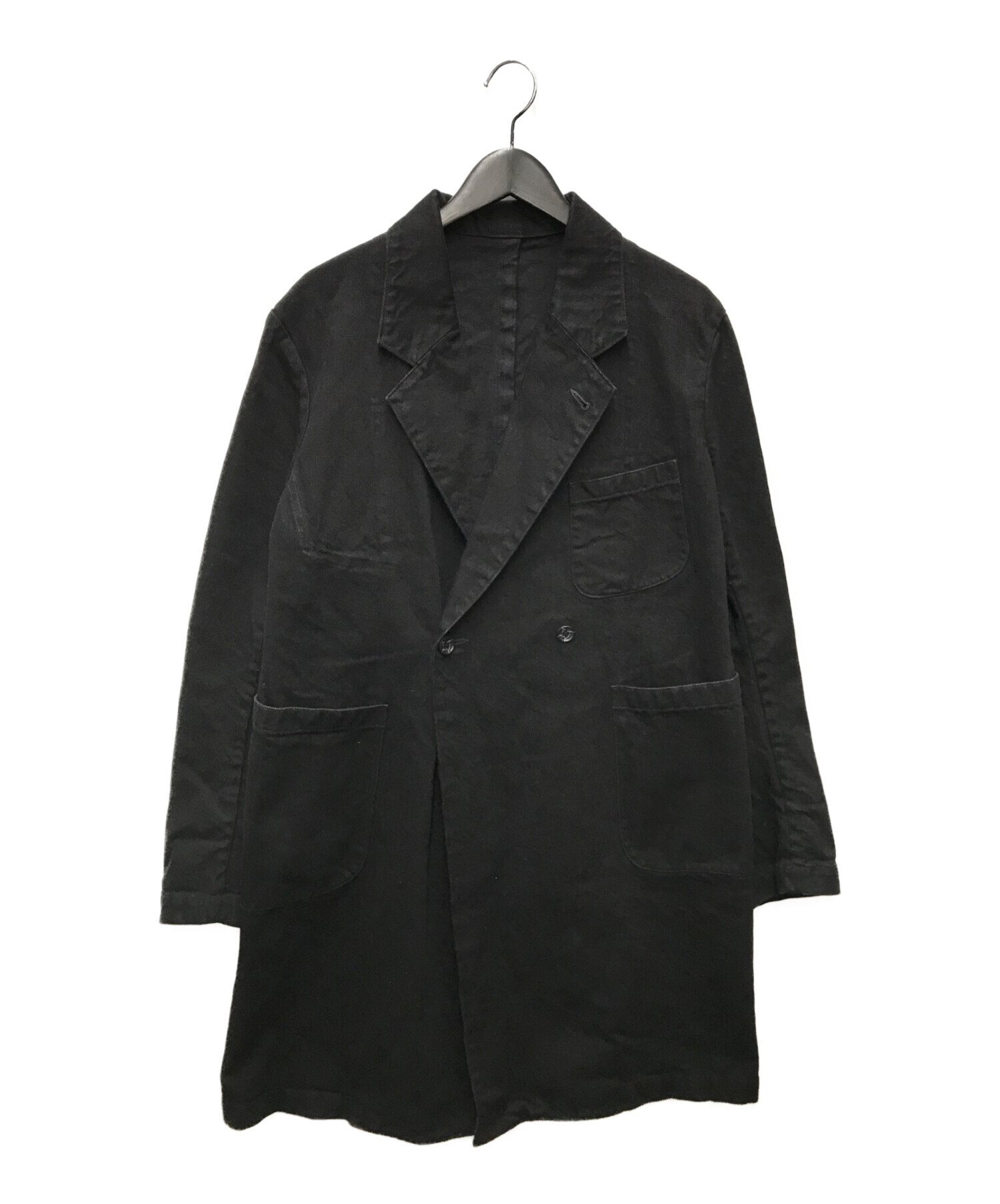 KOZABURO (コウザブロウ) ジャケットコート　チェスターコート ブラック サイズ:SIZE 2