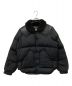 RockyMountainFeatherBed（ロッキーマウンテンフェザーベッド）の古着「RMFB HERITAGE CHRISTY JACKET レザー切替ダウンジャケット」｜ブラック