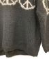 中古・古着 MACMAHON KNITTING MILLS (マクマホン ニッティングミルズ) LINE PEACE CREW NECK KNIT ブラック サイズ:表記無し：24800円