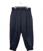 Y-3ワイスリー）の古着「21AW M CLASSIC WOOL FLANNEL CUFF PANTS ウールフランネルジョガーパンツ」｜ブラック