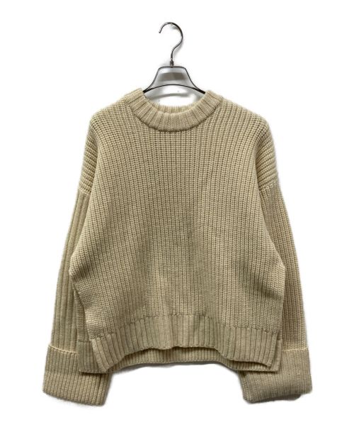 KANAKO SAKAI（カナコ サカイ）KANAKO SAKAI (カナコ サカイ) Crew neck sweater クルーネックセーター KS2202081 アイボリー サイズ:FREEの古着・服飾アイテム