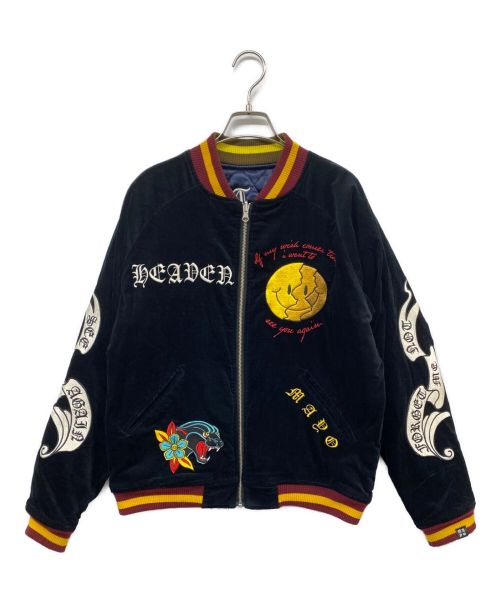 MAYO（メイヨー）MAYO (メイヨー) REVERSIBLE SOUVENIR JACKET リバーシブルスーベニアジャケット ブラック サイズ:Sの古着・服飾アイテム