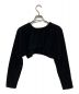 tricot COMME des GARCONS (トリココムデギャルソン) ショートベロアカットソー ネイビー サイズ:不明：6800円