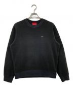 SUPREMEシュプリーム）の古着「18AW Polartec Small Box Crewneck ポーラテックスモールボックスクルーネック」｜ブラック