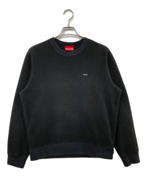 SUPREME（シュプリーム）Supreme (シュプリーム) 18AW Polartec Small Box Crewneck ポーラテックスモールボックスクルーネック ブラック サイズ:Sの古着・服飾アイテム