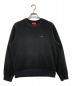 Supreme（シュプリーム）の古着「18AW Polartec Small Box Crewneck ポーラテックスモールボックスクルーネック」｜ブラック