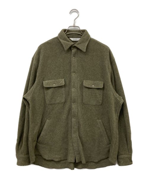 Name.（ネーム）Name. (ネーム) 21AW FLEECE CPO JACKET フリースCPOジャケット カーキの古着・服飾アイテム