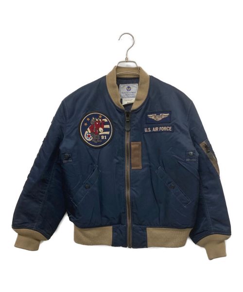 TED COMPANY（テッドカンパニー）TED COMPANY (テッドカンパニー) AERO EQUIPMENT LABORATORY U.S. AIR FORCE MA-1ジャケット ネイビー サイズ:38の古着・服飾アイテム