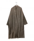 COSMIC WONDERコズミックワンダー）の古着「Beautiful mud dyed wool haori robe」｜ベージュ