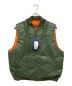 中古・古着 IHATOV (イーハトーブ) 22AW FLIGHT VEST フライトベスト オリーブ サイズ:S 未使用品：20800円