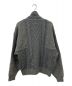 SOFTHYPHEN (ソフトハイフン)  22AW PATCHWORK HIGH NECK KNIT パッチワークハイネックニット グレー サイズ:03：5800円