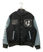 EFFECTEN× FUTUREエフェクション フューチャー）の古着「utility team varsity jacket」｜ブラック×ブルー