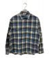 Name.（ネーム）の古着「SHAGGY CHECK CPO SHIRT」｜ブルー