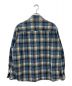 Name. (ネーム) SHAGGY CHECK CPO SHIRT ブルー：6000円