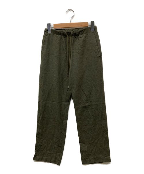 Name.（ネーム）Name. (ネーム) TRIPLET NEEDLE STITCH EASY PANTS オリーブの古着・服飾アイテム