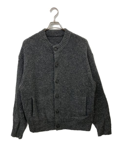 crepuscule（クレプスキュール）crepuscule (クレプスキュール) Lowgauge Crewneck C/D ローゲージクルーネックカーディガン グレー サイズ:2の古着・服飾アイテム