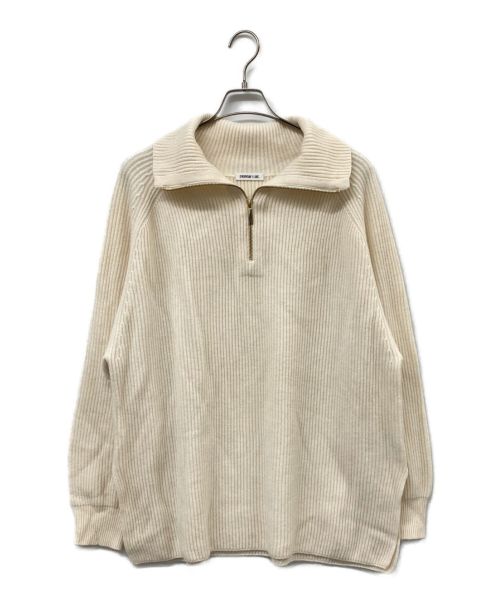 DEUXIEME CLASSE（ドゥーズィエム クラス）DEUXIEME CLASSE (ドゥーズィエム クラス) Half Zip Sweater 2 ベージュ サイズ:表記無しの古着・服飾アイテム