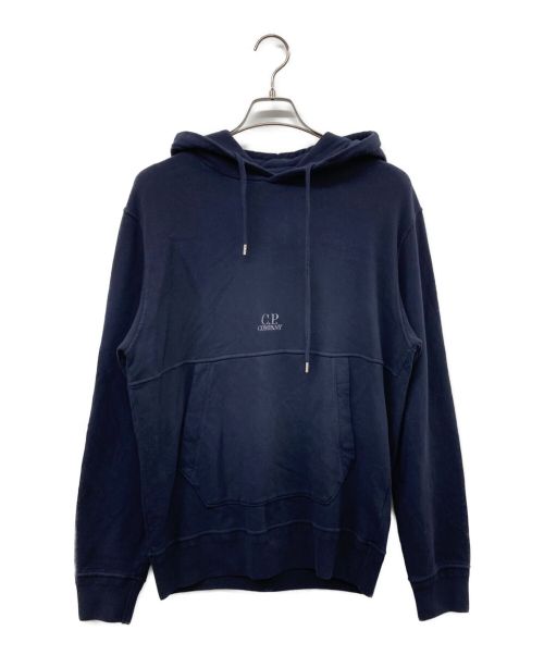 C.P COMPANY（シーピーカンパニー）C.P COMPANY (シーピーカンパニー) 23SS CENTRAL LOGO POPOVER HOODY セントラルロゴパーカー ネイビー サイズ:Ｌの古着・服飾アイテム