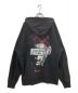 FR2×SAPEur (エフアールツー×サプール) Crack Hoodie コラボクラック加工パーカー ブラック サイズ:XL：10000円