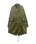VINTAGE MILITARYヴィンテージ ミリタリー）の古着「70's M-65フィッシュテールパーカー PARKA EXTREME COLD WEATHER」｜カーキ