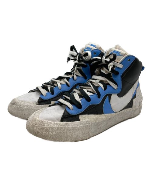 sacai（サカイ）sacai (サカイ) NIKE (ナイキ) Blazer Mid ブレザー ミッド ミッドカットスニーカー ブルー×ブラック サイズ:29ｃｍの古着・服飾アイテム